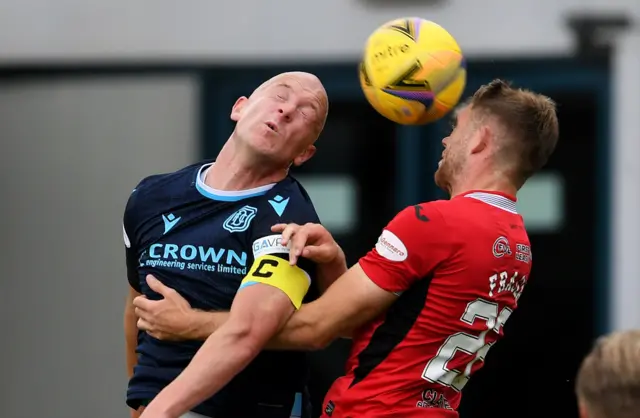 Charlie Adam was influential for Dundee in the first half