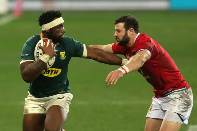 Siya Kolisi in action in the first Lions Test.