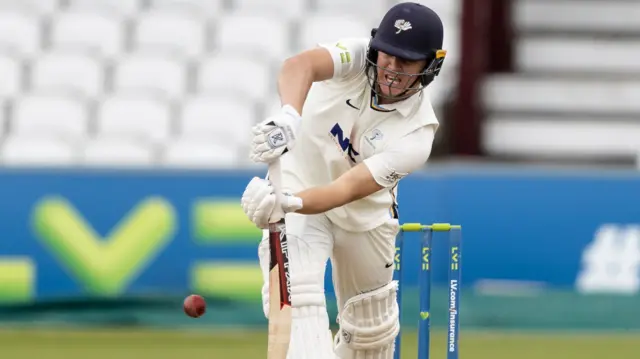 Gary Ballance bats for Yorkshire