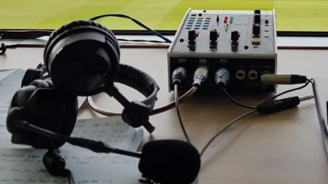 BBC commentary box