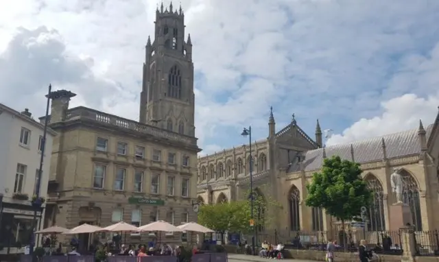 St Botolph's Church in Boston