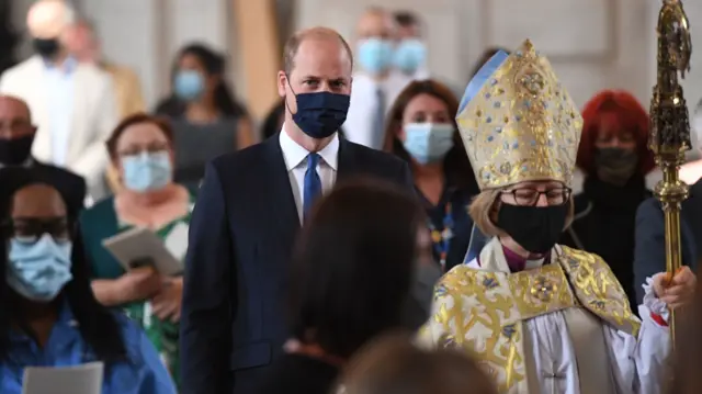 The Duke of Cambridge at St Paul's Cathedral