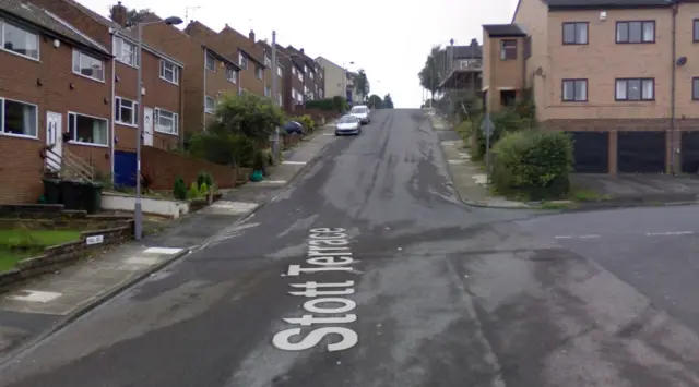 Hall Road near to the junction with Stott Terrace