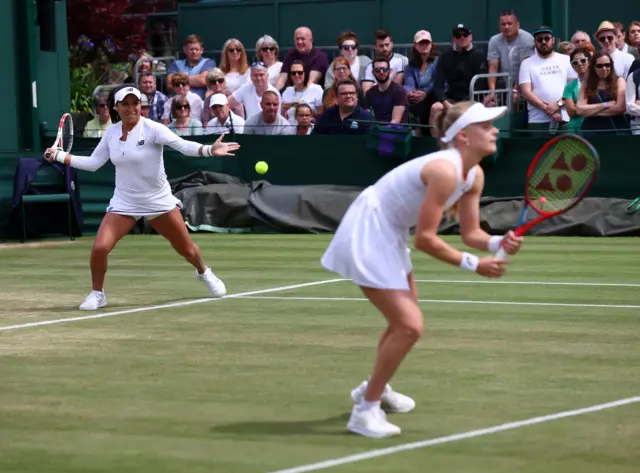 Heather Watson and Harriet Dart