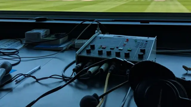 BBC commentary box