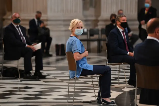 Chief Nursing Officer for England Ruth May at St Paul's Cathedral