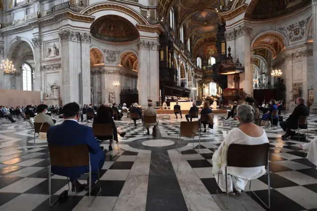 Ceremony at St Paul's Cathedral