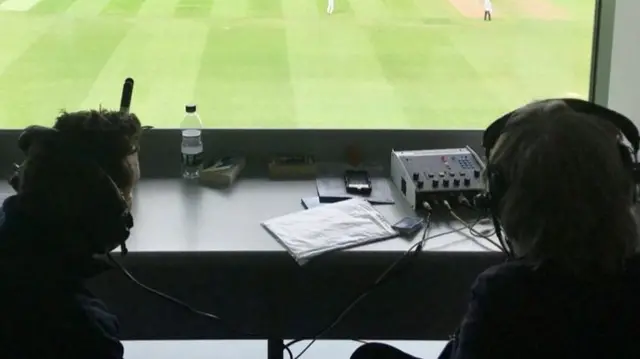 BBC commentary box