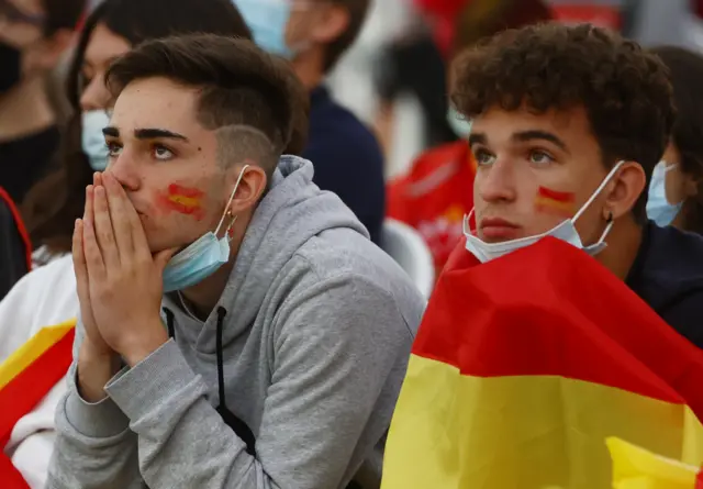 Spain fans