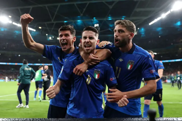 Italy celebrate