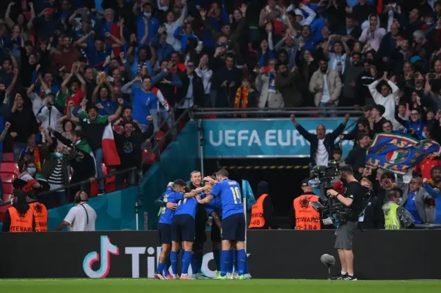 Italy celebrate