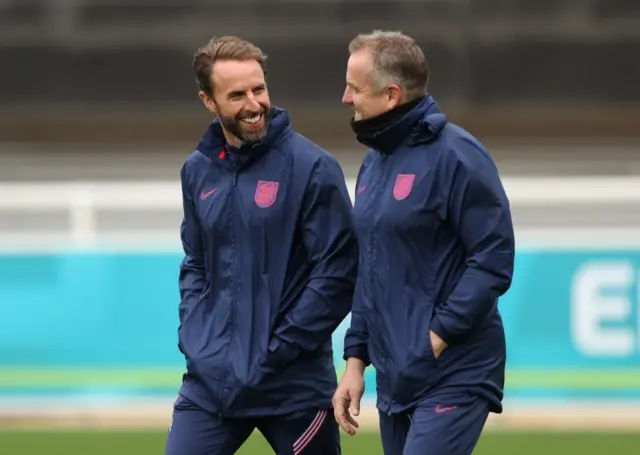 Gareth Southgate and Martyn Margetson