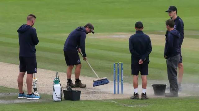 Sussex groundstaff