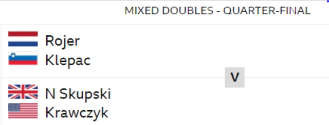 Mixed doubles