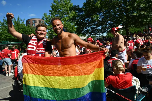 Denmark fans