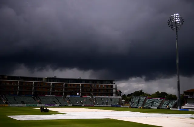 Covers on at Taunton