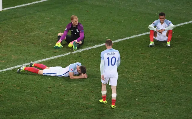 England after being knocked out by Iceland at Euro 2016
