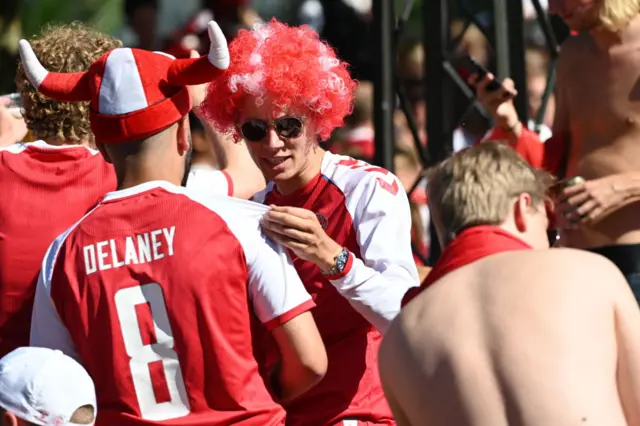 Denmark fans