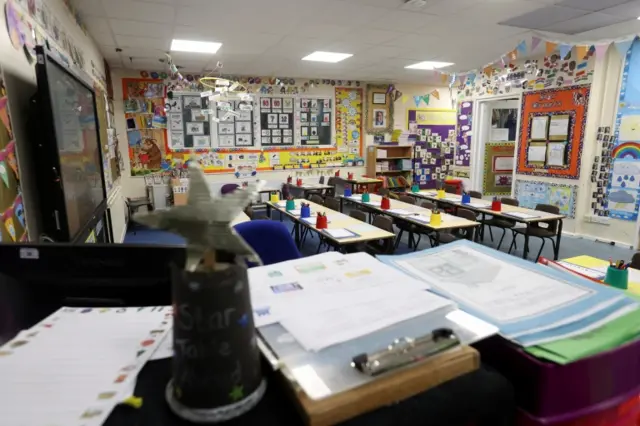 Classroom in January