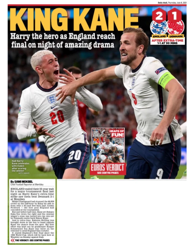 Mail back page