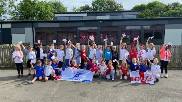 Year 2 pupils at Chester-le-Street CE Primary school