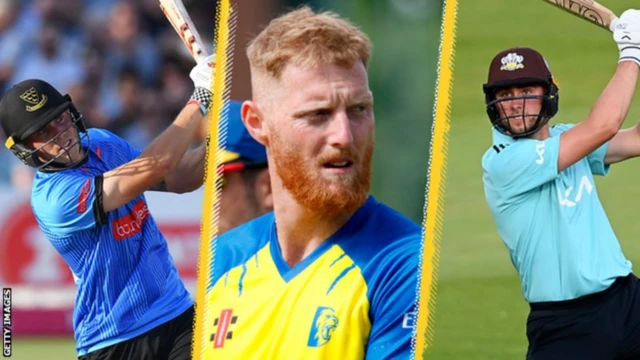 Phil Salt, Ben Stokes and Will Jacks