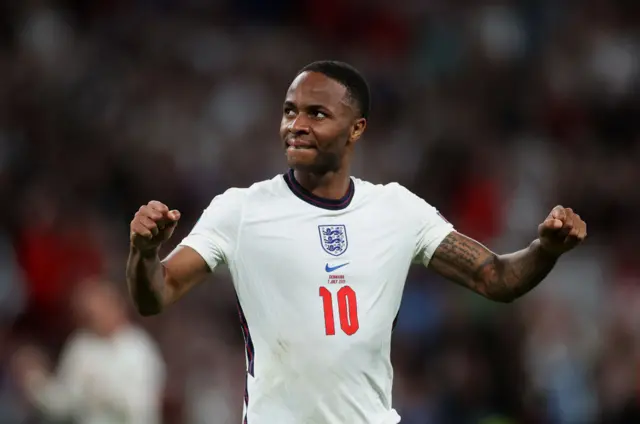 Raheem Sterling in England action