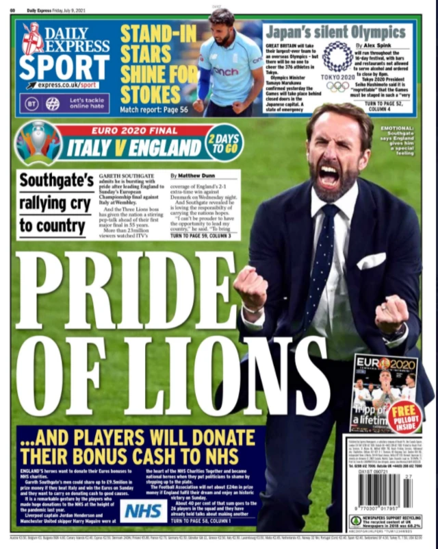 Express back page