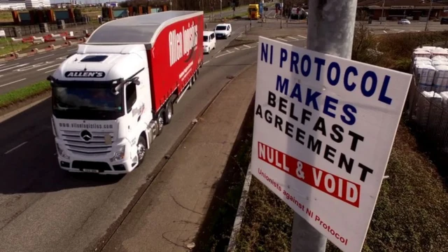 lorry at port