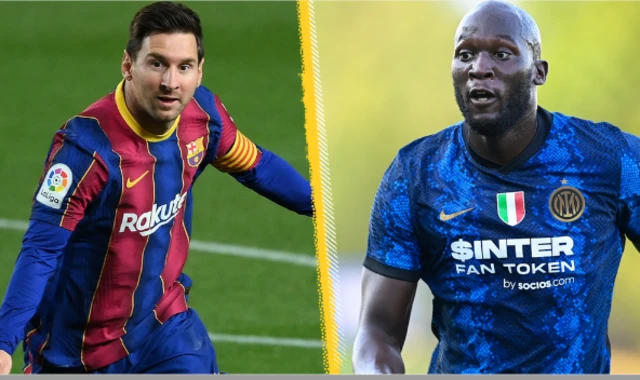 Lionel Messi and Romelu Lukaku