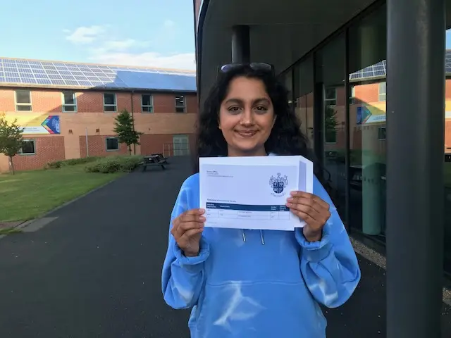 Shivani getting her results