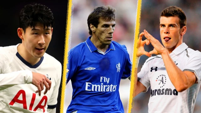 Son Heung-min, Gianfrnco Zola, Gareth Bale