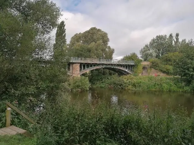 A bridge over the Wye in Hereford