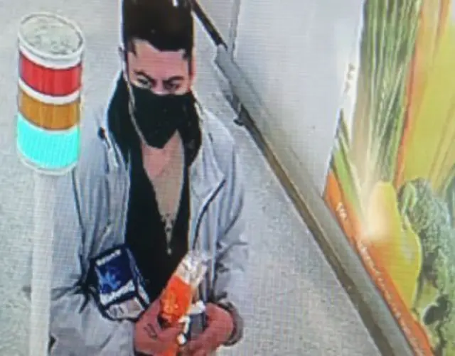 CCTV image of suspect