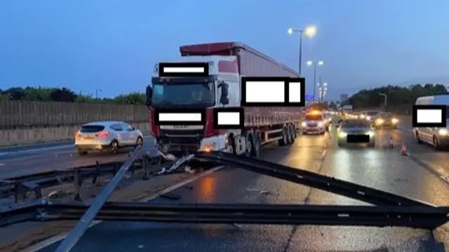 Lorry crash