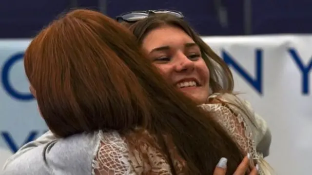 Pupils open their GCSE results at Aylesbury Vale Academy in Buckinghamshire