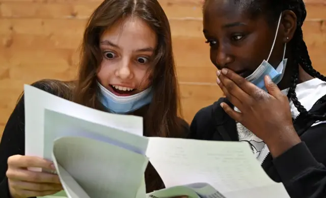 Students at a school in London