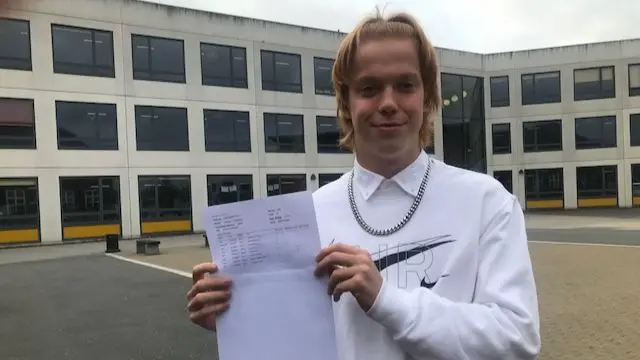 Roman with his results