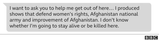 A text from one young Afghan