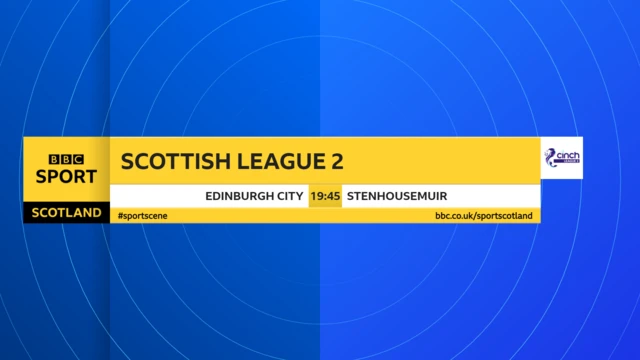 Edinburgh City v Stenhousemuir