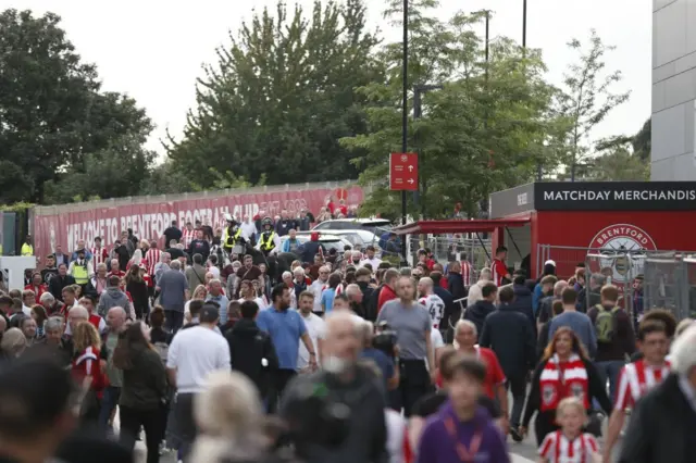 Brentford fans