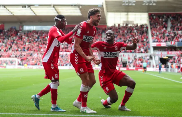 Middlesbrough celebrate