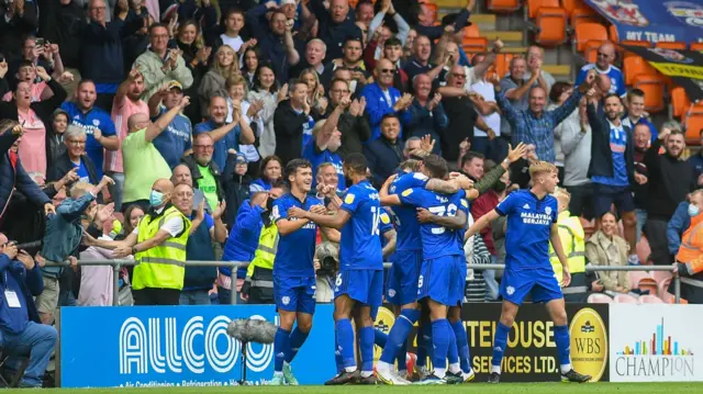 Cardiff celebrate