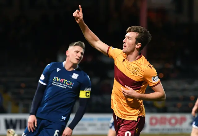 Christopher Long scored a hat-trick on Motherwell's last visit to Dens Park, a 3-0 Scottish Cup win in January 2020