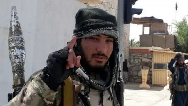 Picture of Taliban fighter