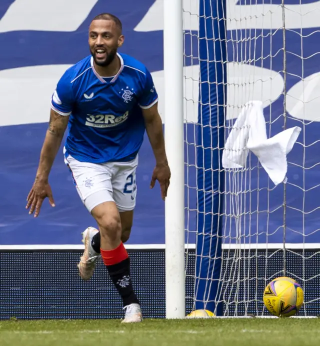 Kemar Roofe was among the goals at Ibrox on Friday