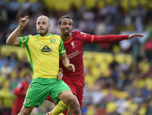 Teemu Pukki and Joel Matip