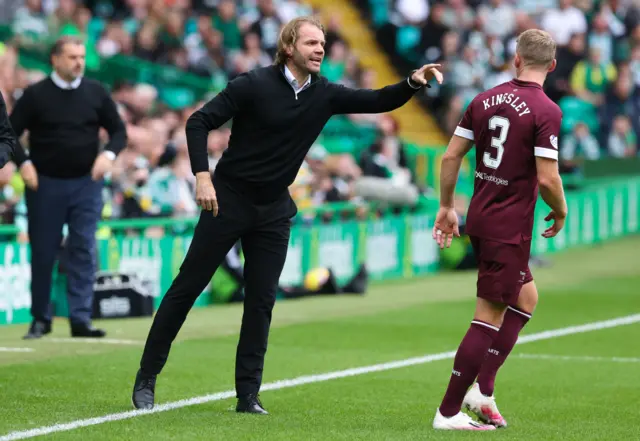 Hearts boss Robbie Neilson was happy with his team's second half display