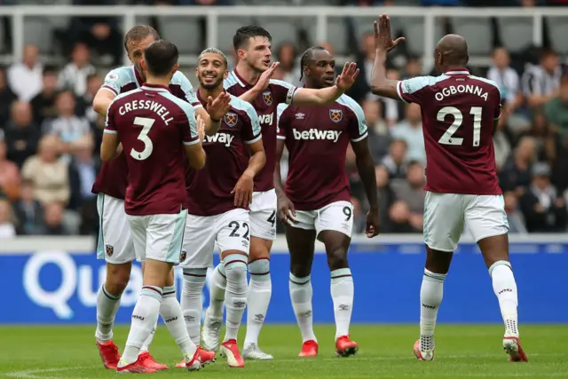 West ham celebrate