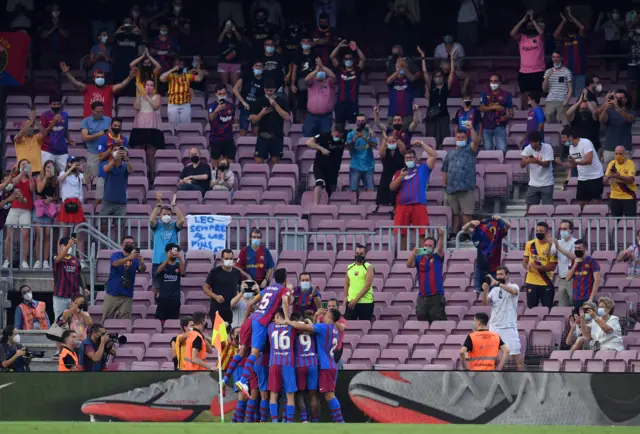 Barcelona celebrate